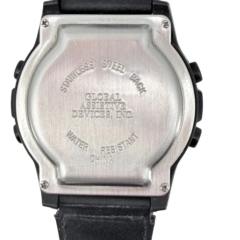VibraLITE 3 Digital Vibration Alarm Watch‎ Mens Black Not Working Needs Battery